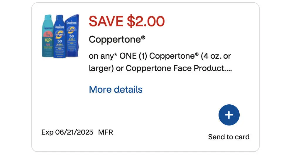 Score Coppertone Sport Sunscreens at CVS for Just $3.49 (reg. $11.99)